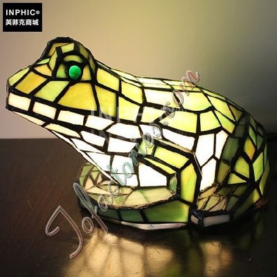 INPHIC-青蛙王子小夜燈造型燈造型夜燈手工燈具彩色玻璃燈罩裝飾照明燈飾_S2626C