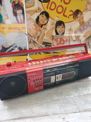 NOmusicNOlife--日本製 Sharp雙卡帶收音機  80年代經典