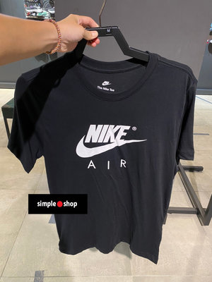 【Simple Shop】NIKE AIR 運動短袖 NIKE 基本款 短袖 黑色 男款 DD3352-010