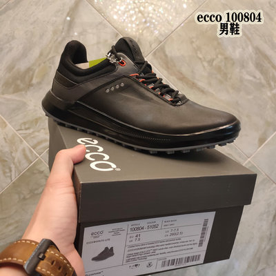 伊麗莎白~ecco男鞋 ECCO Core Golf 新款高爾夫球鞋 休閒鞋 運動鞋 柔軟皮革 簡約單鞋 TPU鞋底 100804