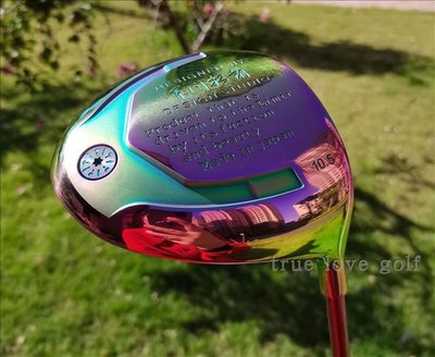 高爾夫球桿 男士本間裕郎 KENTACK 七彩顏色電鍍 高爾夫高反彈一號木桿球桿