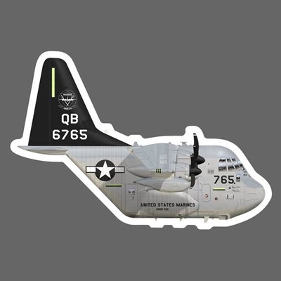C-130 美國海軍陸戰隊 MARINES Q版 軍機 貼紙