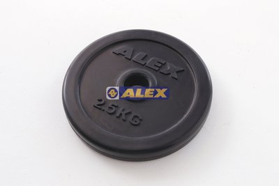【斯伯特】ALEX  A-1903 包膠槓片 舉重 深蹲 槓片 2.5公斤*2片 一對入 耐用 耐摔