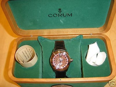 CORUM崑崙casino泡泡機械錶168888 1元起標