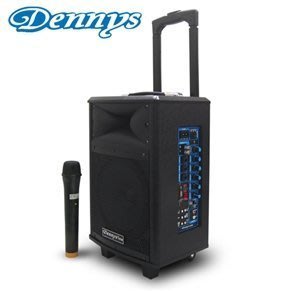 Dennys 拉桿藍芽多功能擴大音箱 (WS-660) 內置無線麥克風1組 MP3、USB、SD