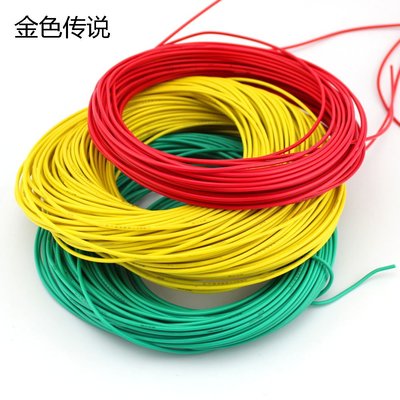 模型導線 多色電線連接線 連接線細導線  紅黑綠藍線 2mm銅芯多股W981-191007[356713]