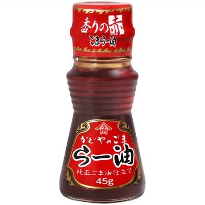 +東瀛go+ Kadoya 辣油 瓶裝45g 角屋辣油 芝麻辣油 唐辛子辣油 調味油 醬料 日本進口