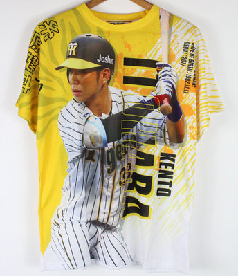 ☆東京古著☆ 日本職棒 阪神虎 タイガース Hanshin Tigers #33 短袖T恤 棒球衣 應援團球衣