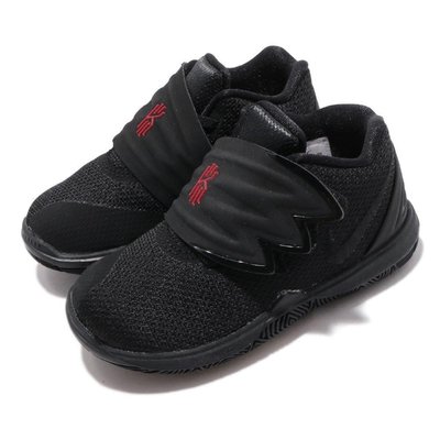 =CodE= NIKE KYRIE 5 TD 籃球學步鞋(全黑紅) AQ2459-016 IRVING 小童嬰兒 男女
