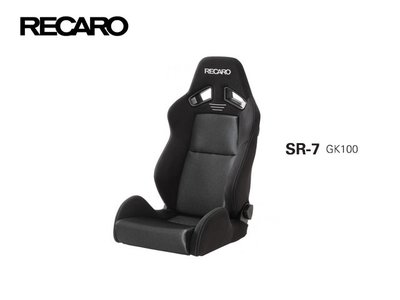 【Power Parts】RECARO SR-7 GK100 可調賽車椅(黑)