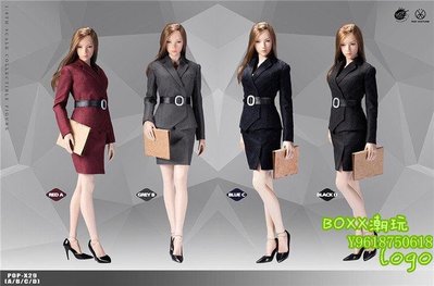 BOxx潮玩~POPTOYS X29裙裝款X30長褲款多色可選1/6 辦公室女郎女士西服套裝