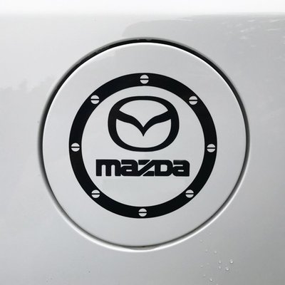 馬自達 MAZDA3 魂動 MS 碳纖紋油箱蓋裝飾貼