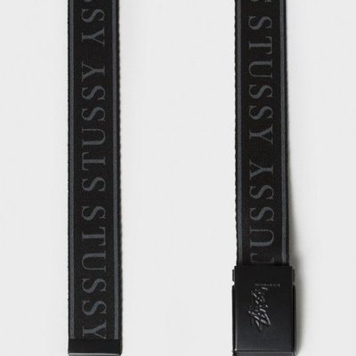 超搶手】全新正品2016 最新現貨STUSSY COLLEGE WEB BELT 滿版字體皮帶