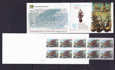 郵票斯洛伐克2001年郵票383插圖小本票外國郵票