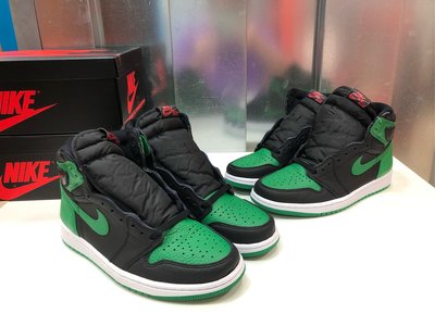 Nike Air Jordan 1 Retro OG Hi Pine Green 555088-030 黑綠 高筒 現貨us8.5 台灣公司貨