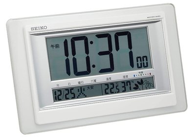 14471A 日本進口 限量品 正品 SEIKO日曆座鐘桌鐘 可壁掛鐘溫溼度計時鐘LED畫面電波時鐘