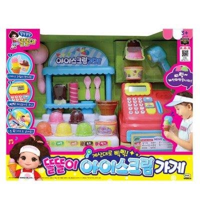 可超取🇰🇷韓國境內版 小朵莉 Ddolddol 冰淇淋店 冰淇淋 結帳 收銀機 玩具 遊戲組 家家酒