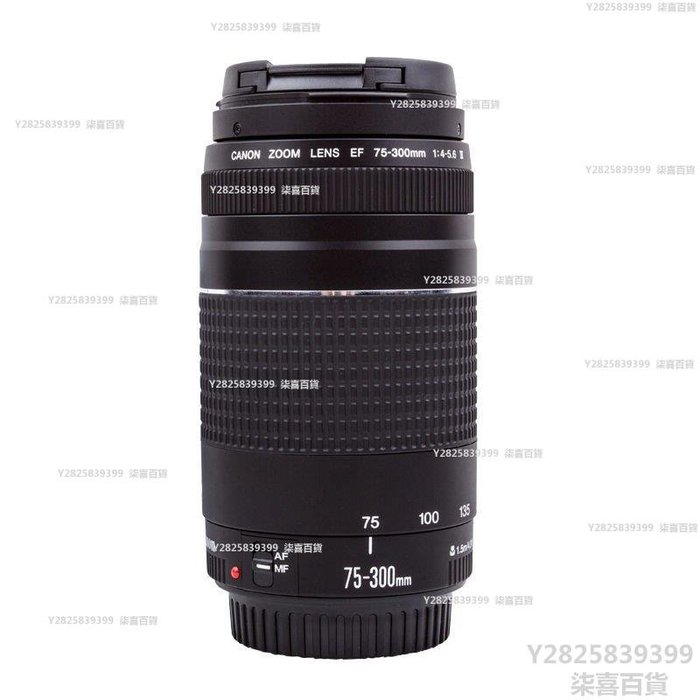 好品】佳能EF 75-300mm f/4-5.6 III 遠攝長焦單反鏡頭70-300-柒喜百貨