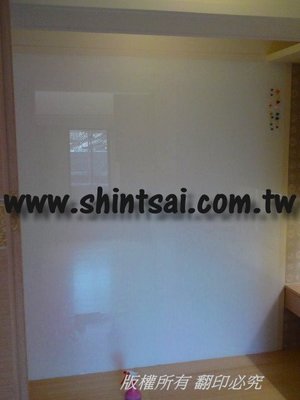 shintsai玻璃工程(新北市) 超白玻璃白板VS玻璃白板一樣價 磁性玻璃  歡迎訂做 美觀耐用 商業空間 玻璃施工