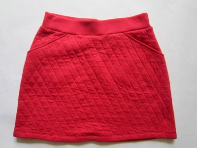 義大利品牌[FILA]休閒運動女紅色舖棉短裙(編號0733)~M