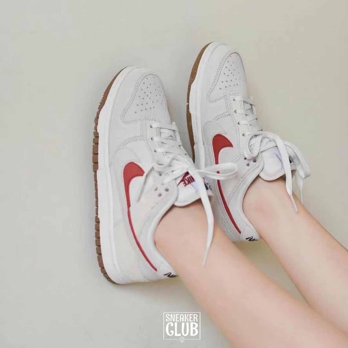 NIKE DUNK LOW 85 灰紅雙勾焦糖底休閒鞋DO9457-100 | Yahoo奇摩拍賣