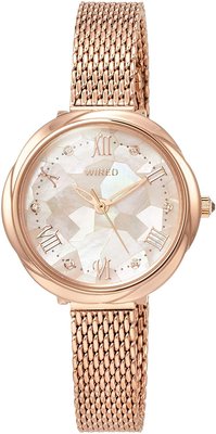 日本正版 SEIKO 精工 WIRED f  AGEK461 白蝶貝 女錶 手錶 日本代購