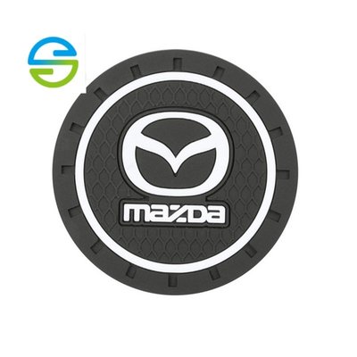 汽車創意水杯墊車內軟膠墊杯墊車用手機防滑儀表板置物墊杯墊止滑墊適用馬自達MazdaMazda2 3 5 6 CX-飛馬汽車