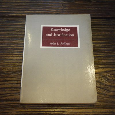 【午後書房】John L.Pollock, Knowledge and Justification 191204-25