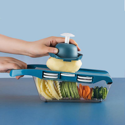 多功能切菜神器家用蘿卜土豆切絲器手搖滾筒式切片機刨絲神器