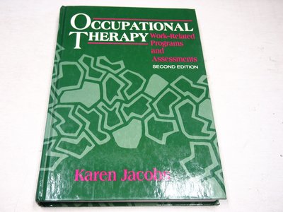 【考試院二手書】《Occupational Therapy》│Karen Jacobs│七成新(B11A34)