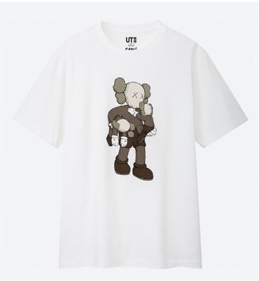 郵費37元 聯名正品 UNIQLO x KAWS 購於日本UNIQLO 台灣現貨 M 降价求售 吊牌齊全非大陸仿冒品-2