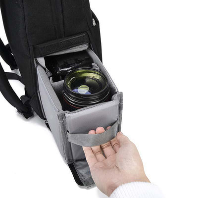 Cwatcun香港單反攝影雙肩相機包 雙層分倉休閑相機攝影包