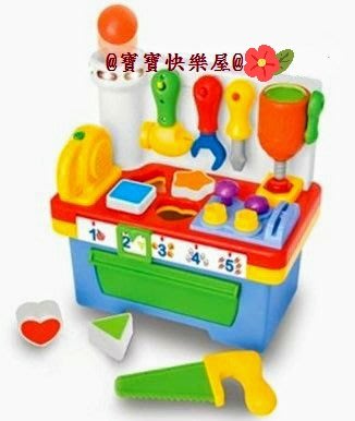 林口@寶寶快樂屋@KIDDIELAND童夢園 趣致玩樂工作台（二手玩具）售價500