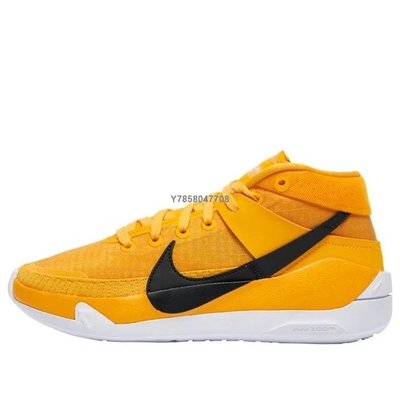 【正品】Nike Zoom KD13 黃黑運動休閒耐克籃球鞋CW4115-702 男鞋