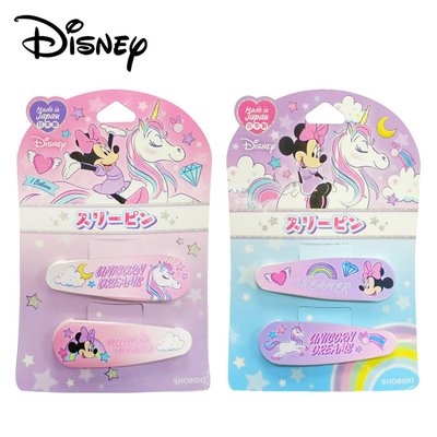 米妮 髮夾 2入組 日本製 BB夾 復古髮夾 彈片夾 Minnie 迪士尼 Disney 430660 430677