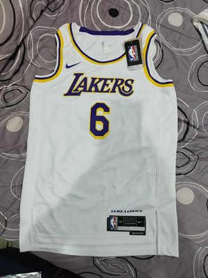 全新正品 Nike NBA 湖人隊 LEBRON JAMES LBJ 球衣黃 DN2081-100 S號