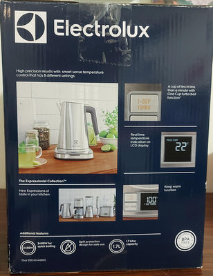 全新 Electrolux EEK7804S 伊萊克斯 不鏽鋼 電茶壺 快煮壺