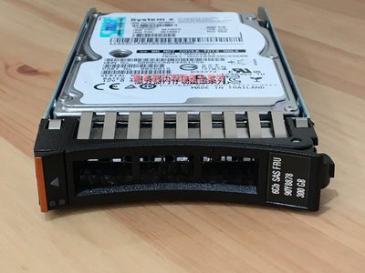 IBM 90Y8877 90Y8878 90Y8881 硬碟 300G 10K SAS 2.5 X3650 M4