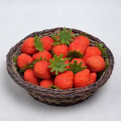 [MOLD-D038]高仿真小水果假水果蔬菜模型 攝影道具出口裝 軟膠手感仿真草莓