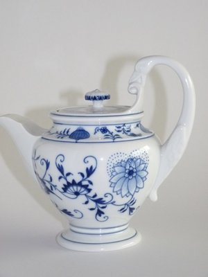 MEISSEN  藍洋葱 骨瓷茶壺