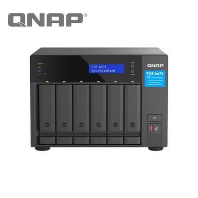 QNAP TVS-h674-i5-32G 6Bay NAS 網路儲存伺服器【風和網通】