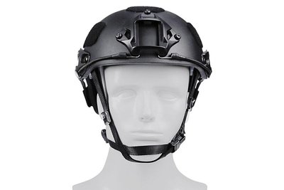 台南 武星級 WST-AF 二合一 戰術頭盔 黑 ( 軍用生存遊戲鎮暴警察軍人士兵鋼盔頭盔防彈安全帽護具海豹運動自行車滑