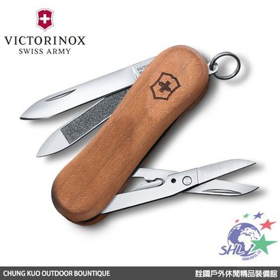 詮國(VN118)瑞士VICTORINOX維氏瑞士刀 - EvoWood 原木柄6用瑞士刀 / 0.6421.63
