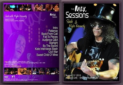 音樂居士新店#Slash & Myles Kennedy Max Sessions Acoustic TV Show () DVD