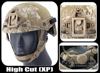 眾誠優品 上新High Cut XP版FAST Ballistic美式快反戰術頭盔沙地數位迷彩 限時下殺ZC1397