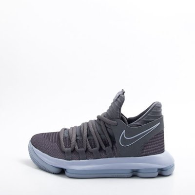 零碼出清~Nike 籃球鞋 Zoom KD 10 GS 灰 紫 氣墊設計 運動鞋 女鞋 大童鞋 918365005 現貨