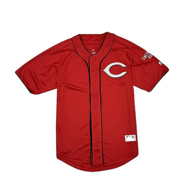 美式大聯盟棒球衫 MLB辛辛那提紅人Cincinnati Reds刺繡紀念短袖球衣 寬鬆嘻哈jersey生日交換禮物