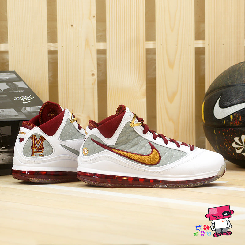 球鞋補習班NIKE LEBRON 7 VII QS MVP 騎士隊酒紅金詹姆斯LBJ 金蔥