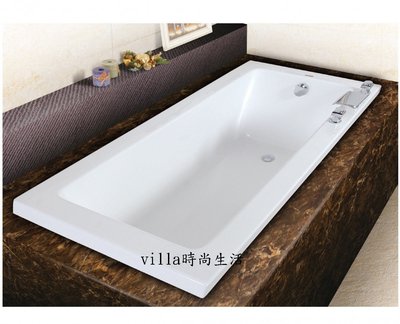 --villa時尚生活-- 精緻美學簡約H~112方型浴缸140*70*54 空缸