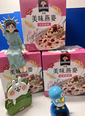 【桂格】美味大燕麥片-水果優格 256g (51.2g x 5入) 一盒 (A-035)